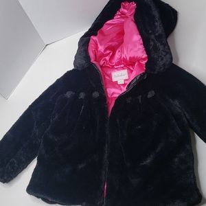Pistachio brand kids faux fur coat